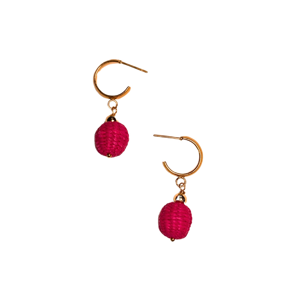 Napo Hoop Drop Earrings