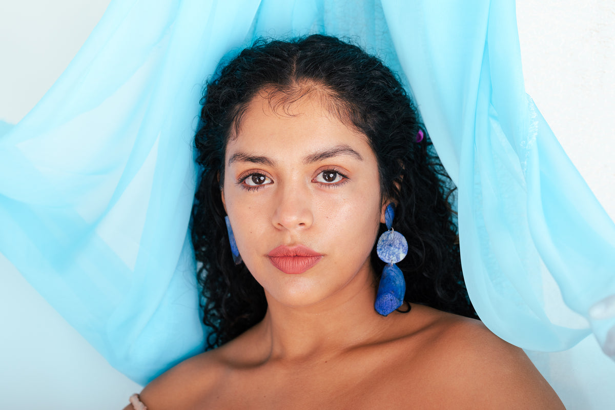 Espiritu Maxi Stud Drop Earrings